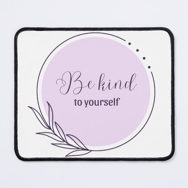 Item preview, be kind to yourself soft aesthetic quote design designed and sold by RiriPixera.