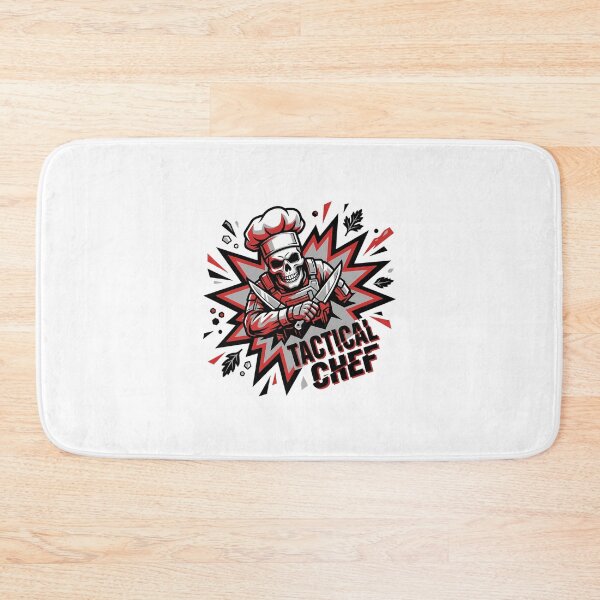 Item preview, Edgy Tactical Chef Skull with Crossed Knives Design designed and sold by chattsuede.