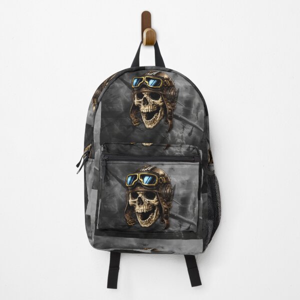 Item preview, Vintage War Pilot Skull American Flag Aviation Design designed and sold by artistwill.