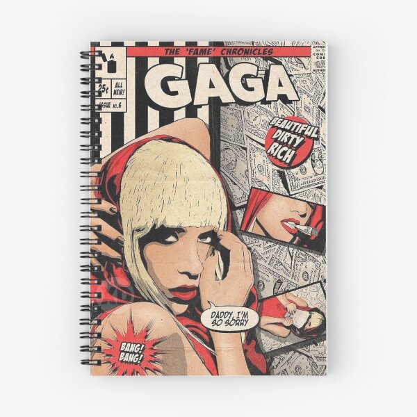 Item preview, Lady Gaga "The Fame Chronicles" Vintage Comic Cover designed and sold by benja-08.