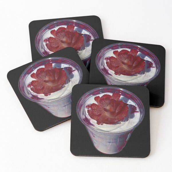 Item preview, Strawberry Cream Dessert Panaderia Style Sticker designed and sold by aadventures.