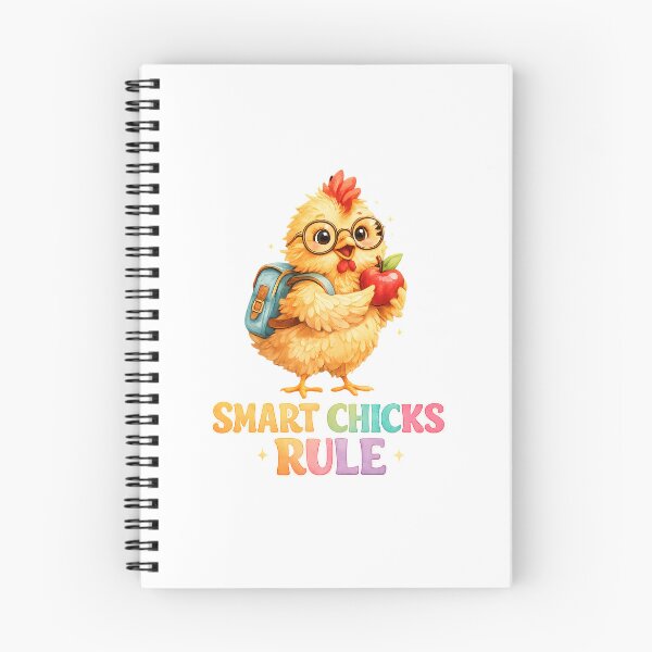 Item preview, Smart Chicks Rule Cheerful Student designed and sold by chattsuede.