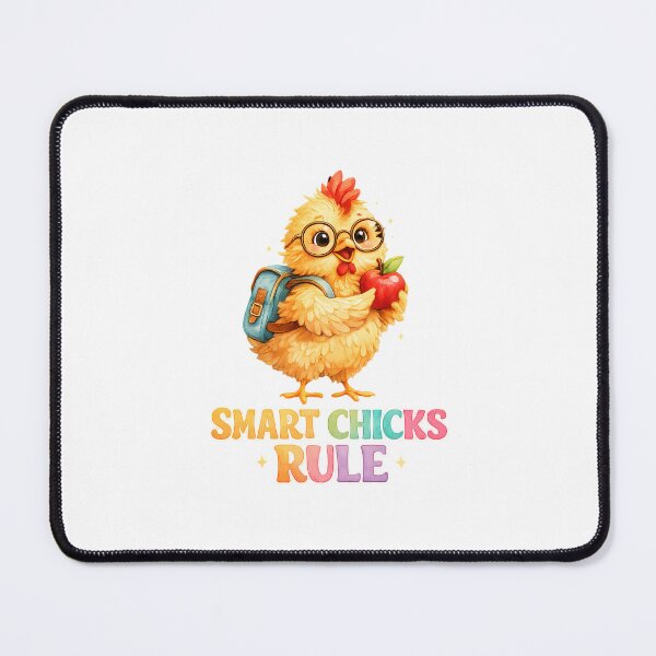 Item preview, Smart Chicks Rule Cheerful Student designed and sold by chattsuede.
