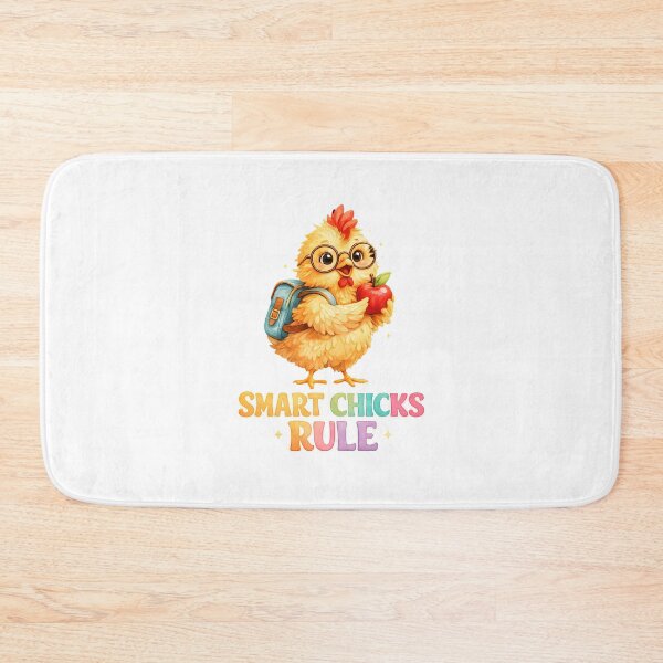 Item preview, Smart Chicks Rule Cheerful Student designed and sold by chattsuede.