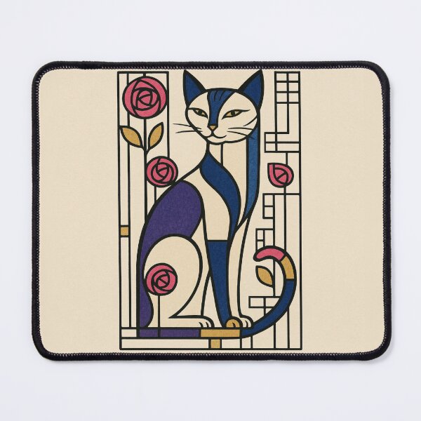 Item preview, Mackintosh Rose Cat designed and sold by PurrfectWhisper.