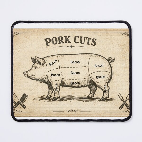 Item preview, Pork Cuts - Bacon!  designed and sold by moshmastermetalbbq.