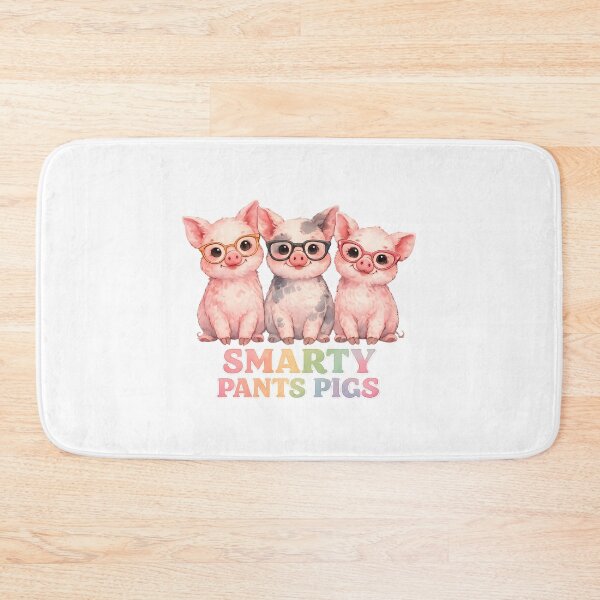 Item preview, Smarty Pants Pigs Cute Cartoon Animal Design designed and sold by chattsuede.