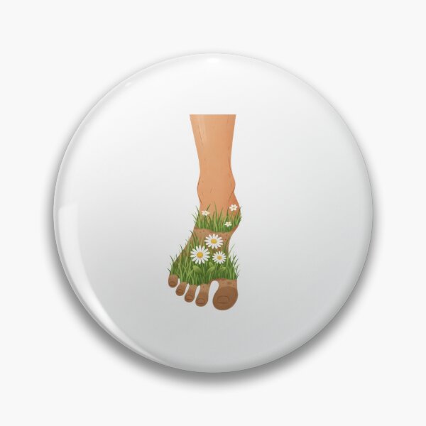 Item preview, Human Foot Nature Grass Bloom designed and sold by AbanoubStore.