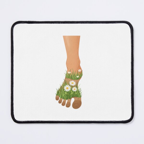 Item preview, Human Foot Nature Grass Bloom designed and sold by AbanoubStore.