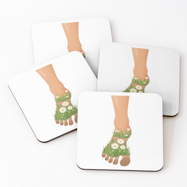 Item preview, Human Foot Nature Grass Bloom designed and sold by AbanoubStore.