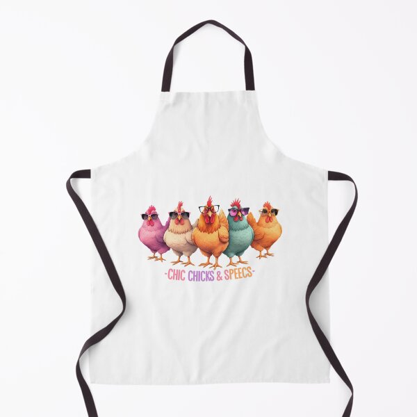 Item preview, Chic Chicks & Speecs Sassy Cartoon Chickens designed and sold by chattsuede.