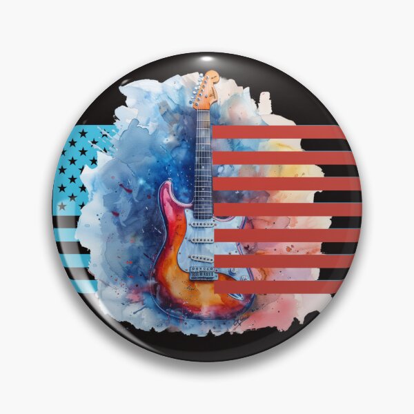 Artikelvorschau, Gitarre USA entworfen und verkauft von joztees.