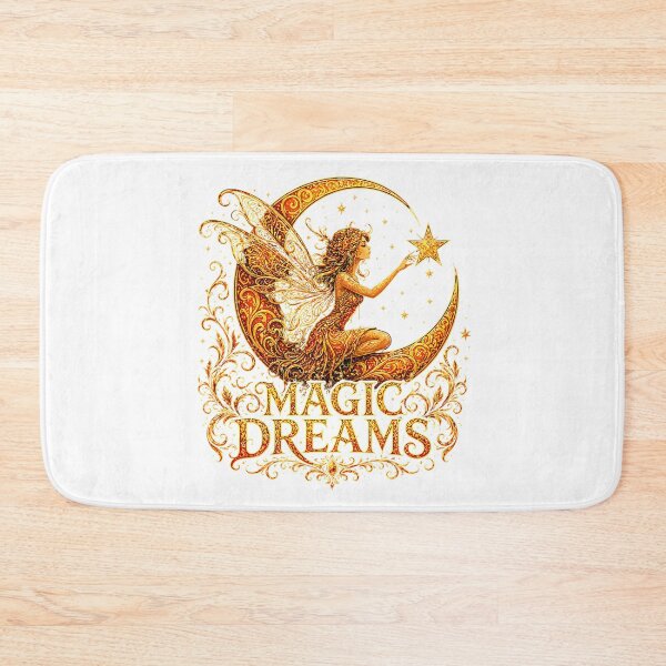 Item preview, Magic Dreams Fairy Moon - Elegant Fantasy Art with Golden Celestial Magic designed and sold by chattsuede.