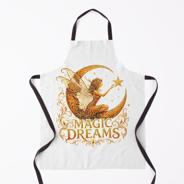 Item preview, Magic Dreams Fairy Moon - Elegant Fantasy Art with Golden Celestial Magic designed and sold by chattsuede.