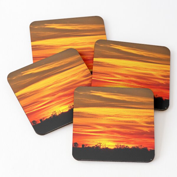 Item preview, Vibrant Sunset Over Trees designed and sold by Stacey's unpromised.