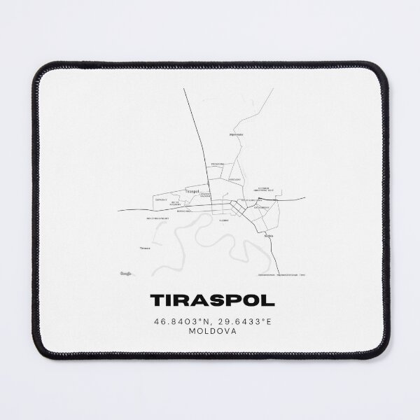 Item preview, Tiraspol Moldova Map Print | Minimalist City Map Art | Coordinates Travel Poster designed and sold by RM-Journey.