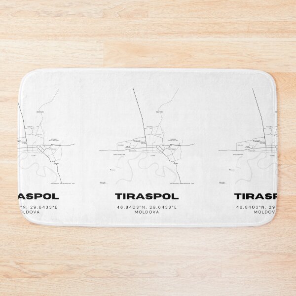 Item preview, Tiraspol Moldova Map Print | Minimalist City Map Art | Coordinates Travel Poster designed and sold by RM-Journey.