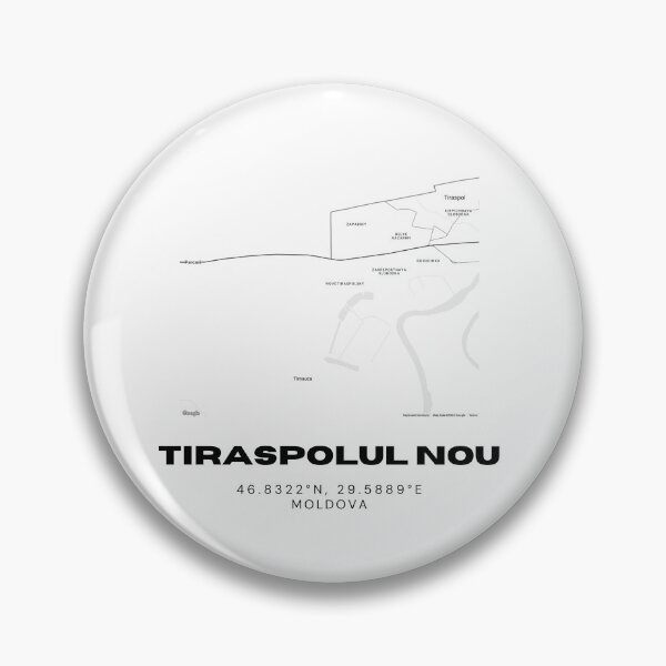 Item preview, Tiraspolul Nou Moldova Map Poster | Minimalist City Map Art | Modern Travel Print designed and sold by RM-Journey.