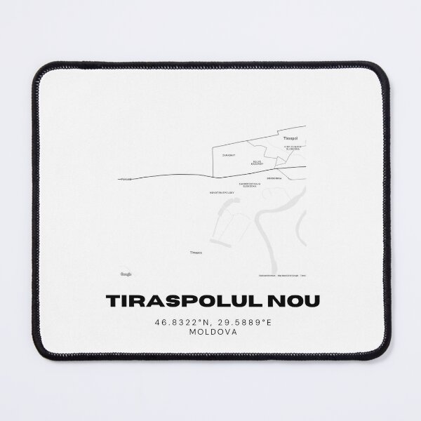 Item preview, Tiraspolul Nou Moldova Map Poster | Minimalist City Map Art | Modern Travel Print designed and sold by RM-Journey.