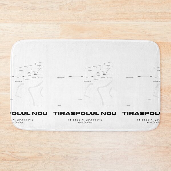 Item preview, Tiraspolul Nou Moldova Map Poster | Minimalist City Map Art | Modern Travel Print designed and sold by RM-Journey.