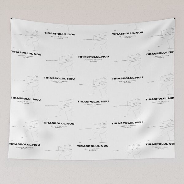 Item preview, Tiraspolul Nou Moldova Map Poster | Minimalist City Map Art | Modern Travel Print designed and sold by RM-Journey.