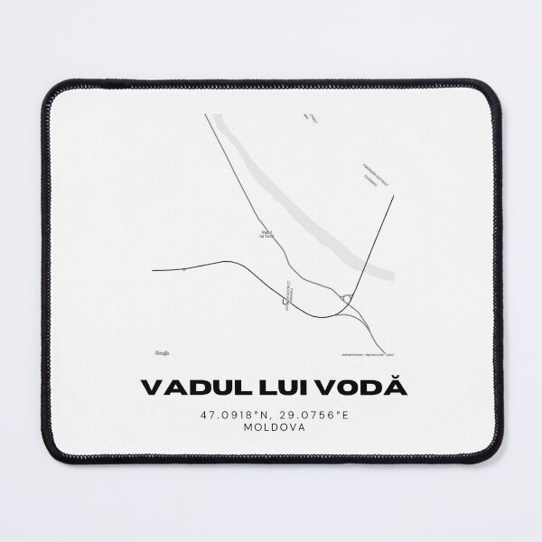 Item preview, Vadul lui Vodă Moldova Map Print | Minimalist City Map Art | Travel Gift designed and sold by RM-Journey.