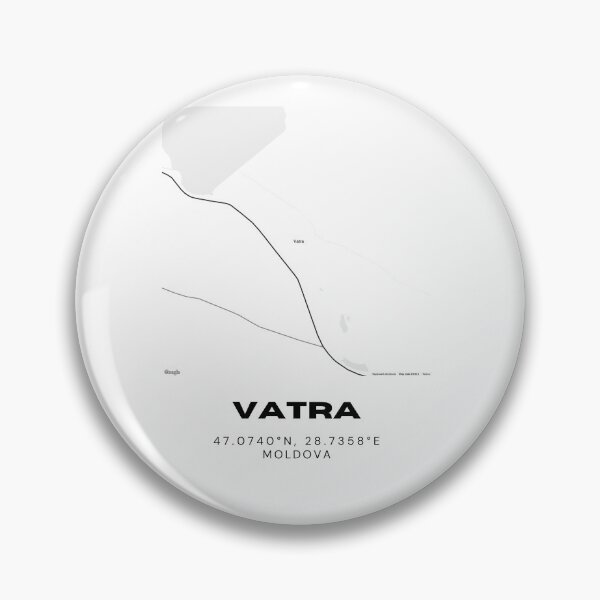 Item preview, Vatra Moldova Map Art | Minimal Street Map Poster | Modern Travel Decor designed and sold by RM-Journey.