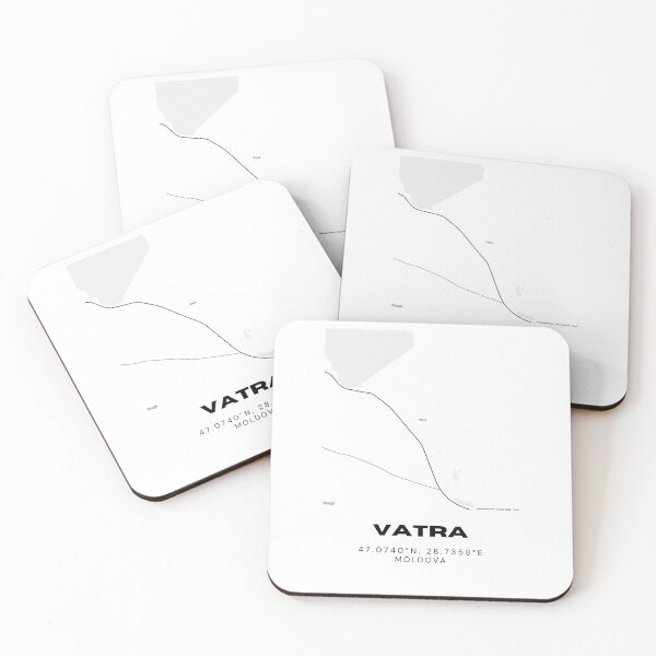 Item preview, Vatra Moldova Map Art | Minimal Street Map Poster | Modern Travel Decor designed and sold by RM-Journey.