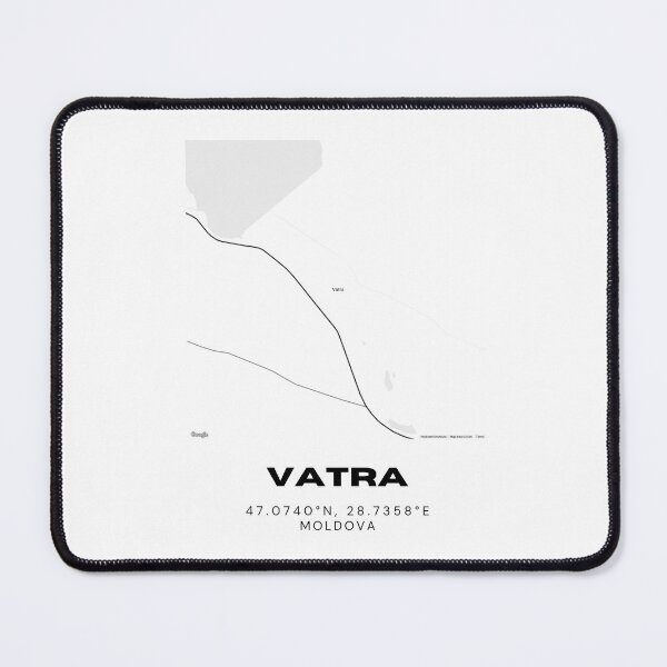 Item preview, Vatra Moldova Map Art | Minimal Street Map Poster | Modern Travel Decor designed and sold by RM-Journey.