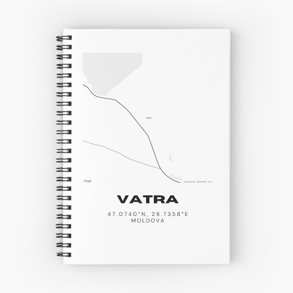 Item preview, Vatra Moldova Map Art | Minimal Street Map Poster | Modern Travel Decor designed and sold by RM-Journey.