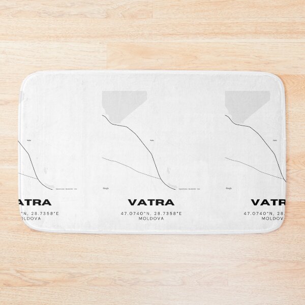 Item preview, Vatra Moldova Map Art | Minimal Street Map Poster | Modern Travel Decor designed and sold by RM-Journey.