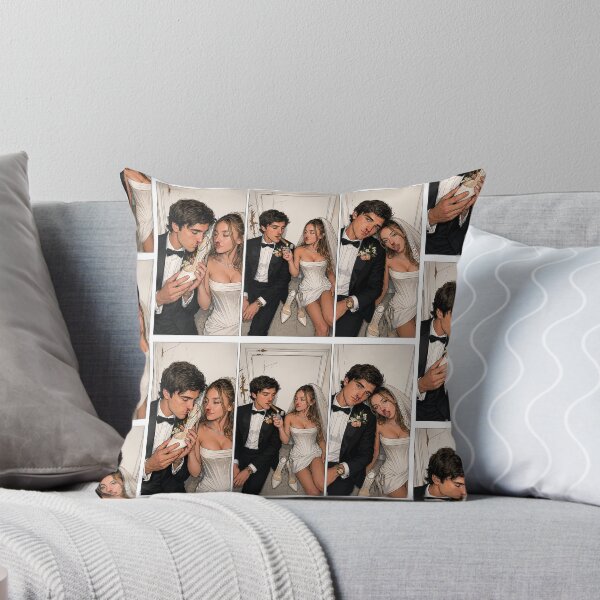 Item preview, Montage of Jacob Elordi and Sydney Sweeney, Nathaniel and Cassie's wedding (fan art) designed and sold by PopCultureAndStuff.
