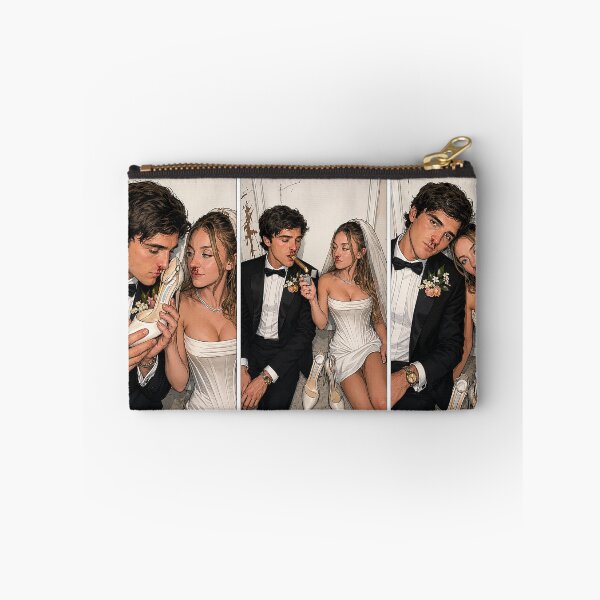 Item preview, Montage of Jacob Elordi and Sydney Sweeney, Nathaniel and Cassie's wedding (fan art) designed and sold by PopCultureAndStuff.