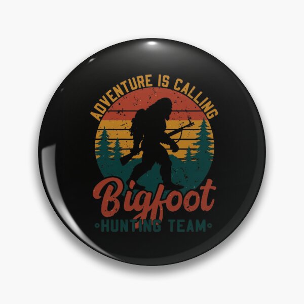 Item preview, Bigfoot Hunting Team - Retro Adventure Is Calling Sasquatch designed and sold by trendnest_shop.