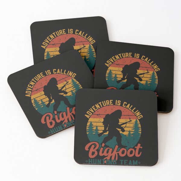 Item preview, Bigfoot Hunting Team - Retro Adventure Is Calling Sasquatch designed and sold by trendnest_shop.