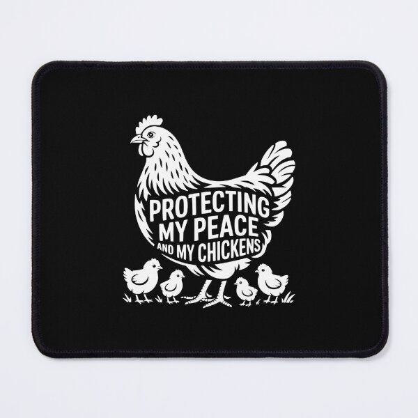 Item preview, Protecting My Peace And My Chickens designed and sold by theartfulaspie.