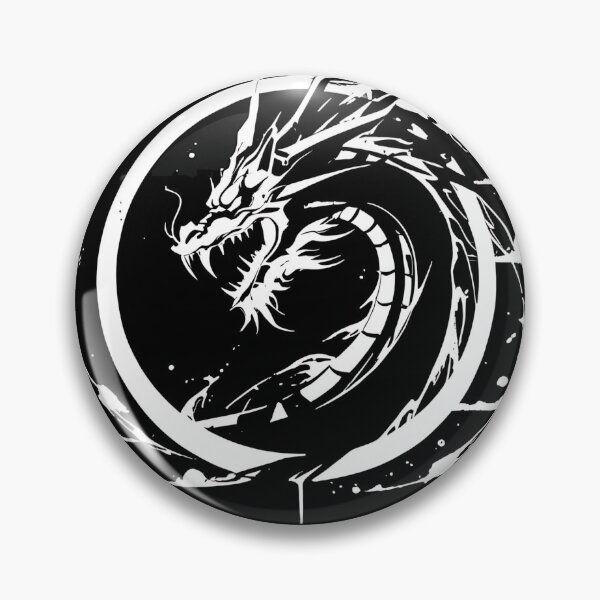 Item preview, Japanese Dragon Ouroboros - Minimalist Ink Tattoo Style designed and sold by Z-RankCUSTOMS.