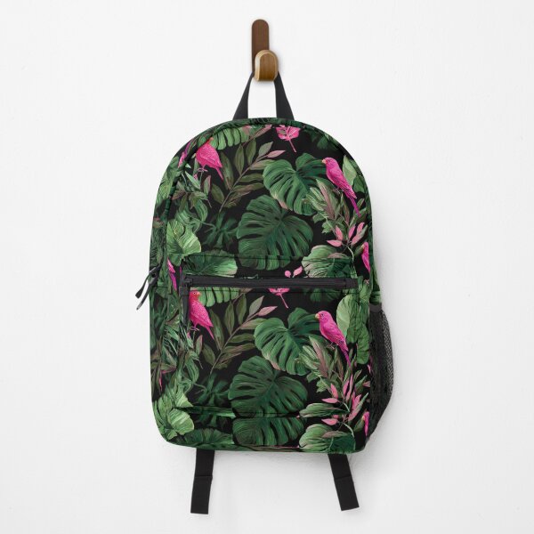 Item preview, Tropical Pink Birds Jungle Paradise Art Design designed and sold by ART ATTACK ZONE.