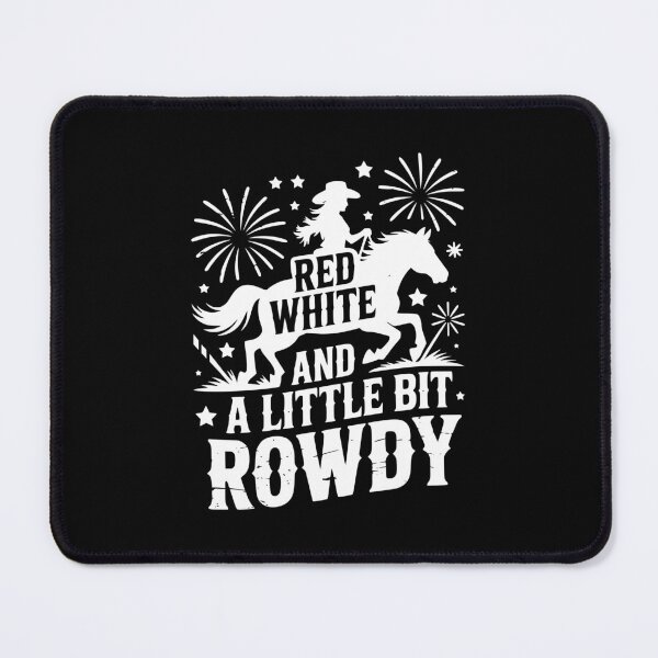 Item preview, Red White And A Little Bit Rowdy designed and sold by theartfulaspie.