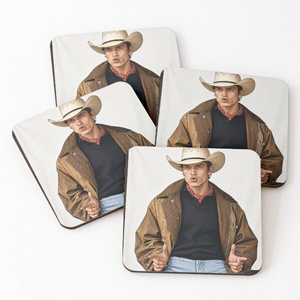 Item preview, Connor Storrie from Heated Rivalry as a cowboy (fan art) designed and sold by PopCultureAndStuff.