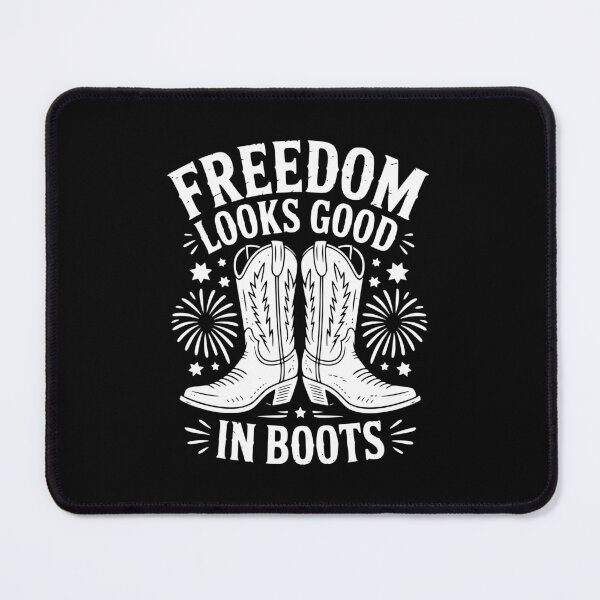Item preview, Freedom Looks Good In Boots designed and sold by theartfulaspie.