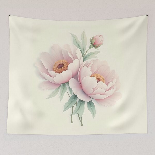 Item preview, Delicate Pink Peonies designed and sold by Glimmersmith.