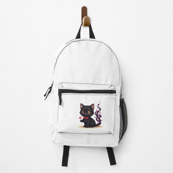 Item preview, Cute Chibi Black Cat Pink Lollipop designed and sold by AbanoubStore.