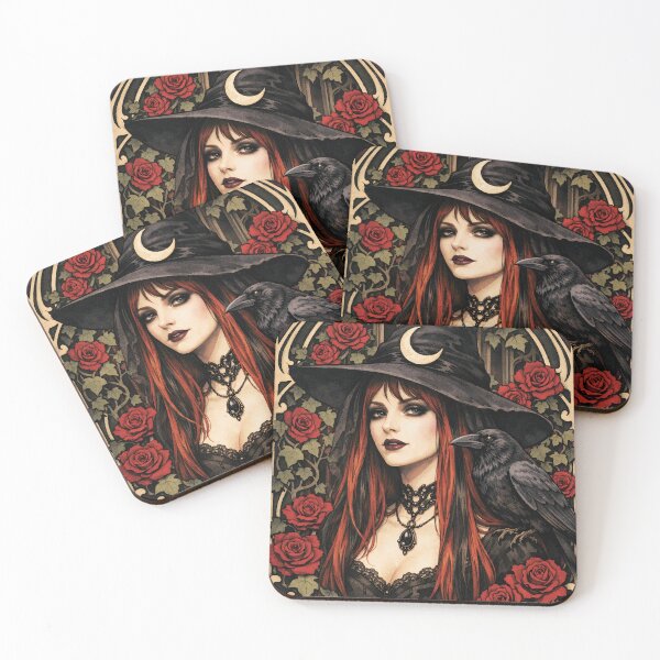 Item preview, Serena - Witch and Raven designed and sold by catmamadesigns.