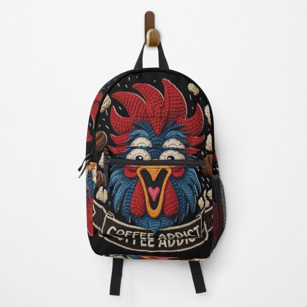 Item preview, Coffee Addict Rooster Vintage Embroidered Patch Art designed and sold by RamyGallery.