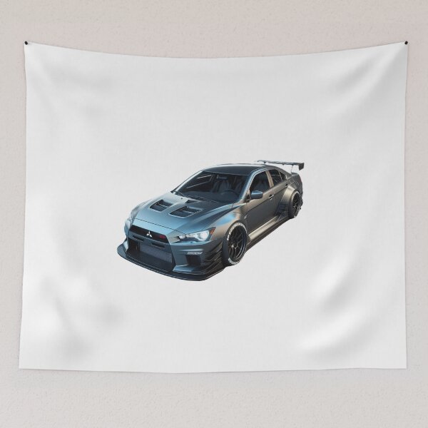 Item preview, Mitsubishi Evo X Black Graphite Carbon Fiber JDM Street Racing designed and sold by Lellenatavarez.