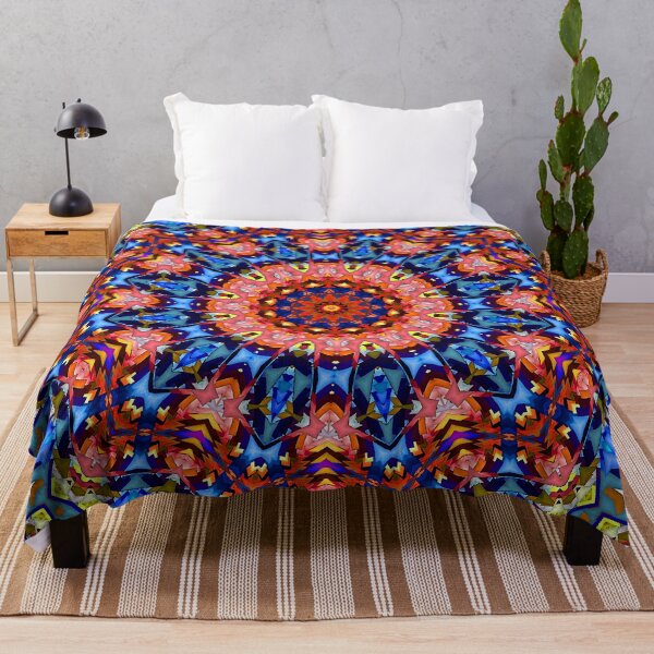 Item preview, Gemini | Kaleidoscope – Vibrant Geometric Mandala Art designed and sold by Lainey1978.