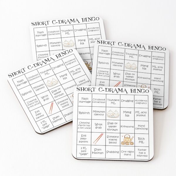 Item preview, Short C-Drama Bingo designed and sold by K-DramaQueen.