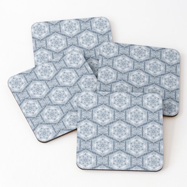 Item preview, Decorative Boho Hexagon Pattern in Blue designed and sold by Artistestella.