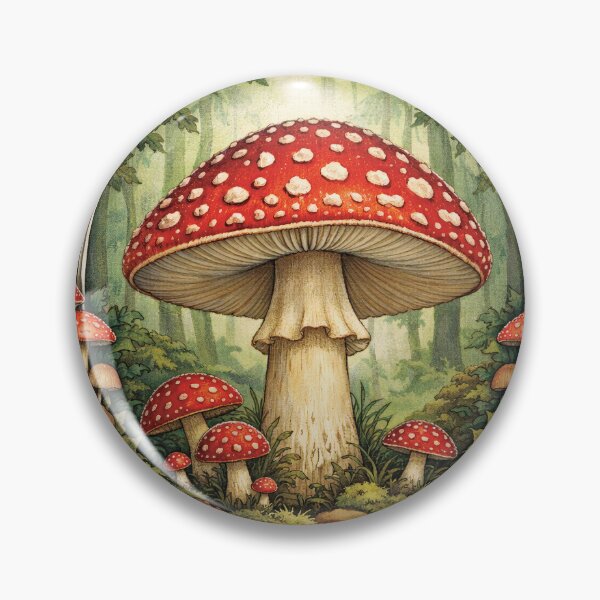 Item preview, Amanita Mushroom designed and sold by catmamadesigns.
